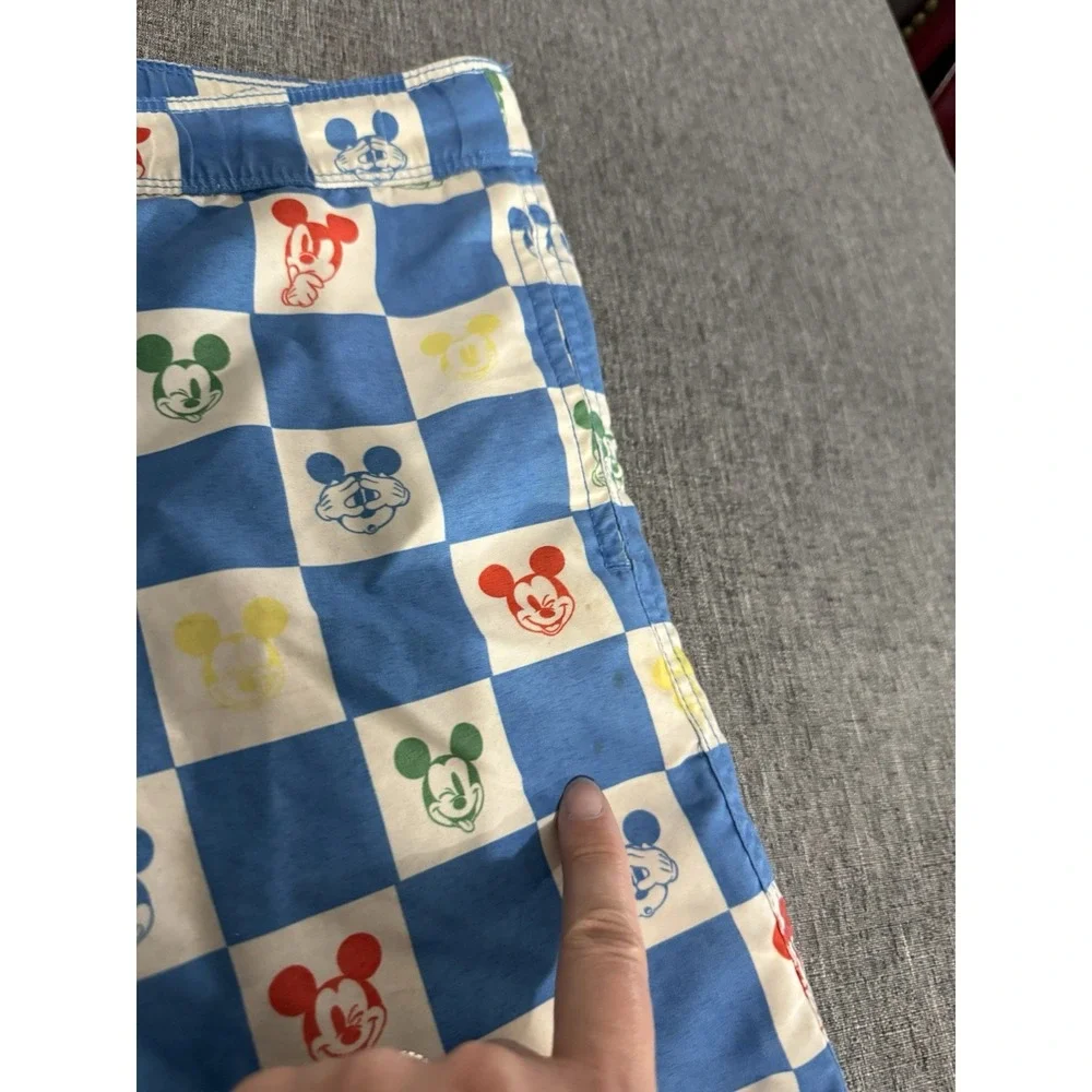 Hanna Andersson Disney Mickey Kids Board Shorts Sz 10